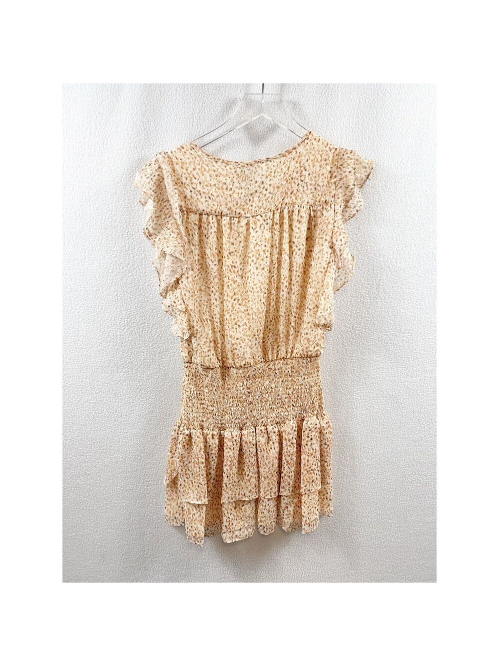 NWT Aqua Smocked Ruffle Mini Dress XS – Retail $98 - Picture 4 of 9